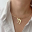 CZ Chai Charm - Gold
