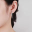 CZ V-Shape Huggies Earrings - Gold and Silver