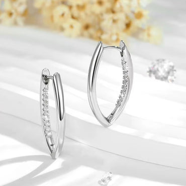Luxe Oval Hoops - Gold and Silver