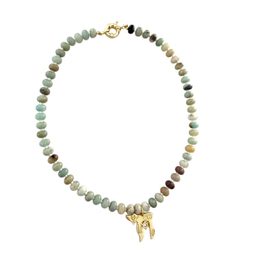 Shabbat Blessings Gemstone Necklace