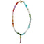 Lucky Fish Gemstone Necklace - Gold