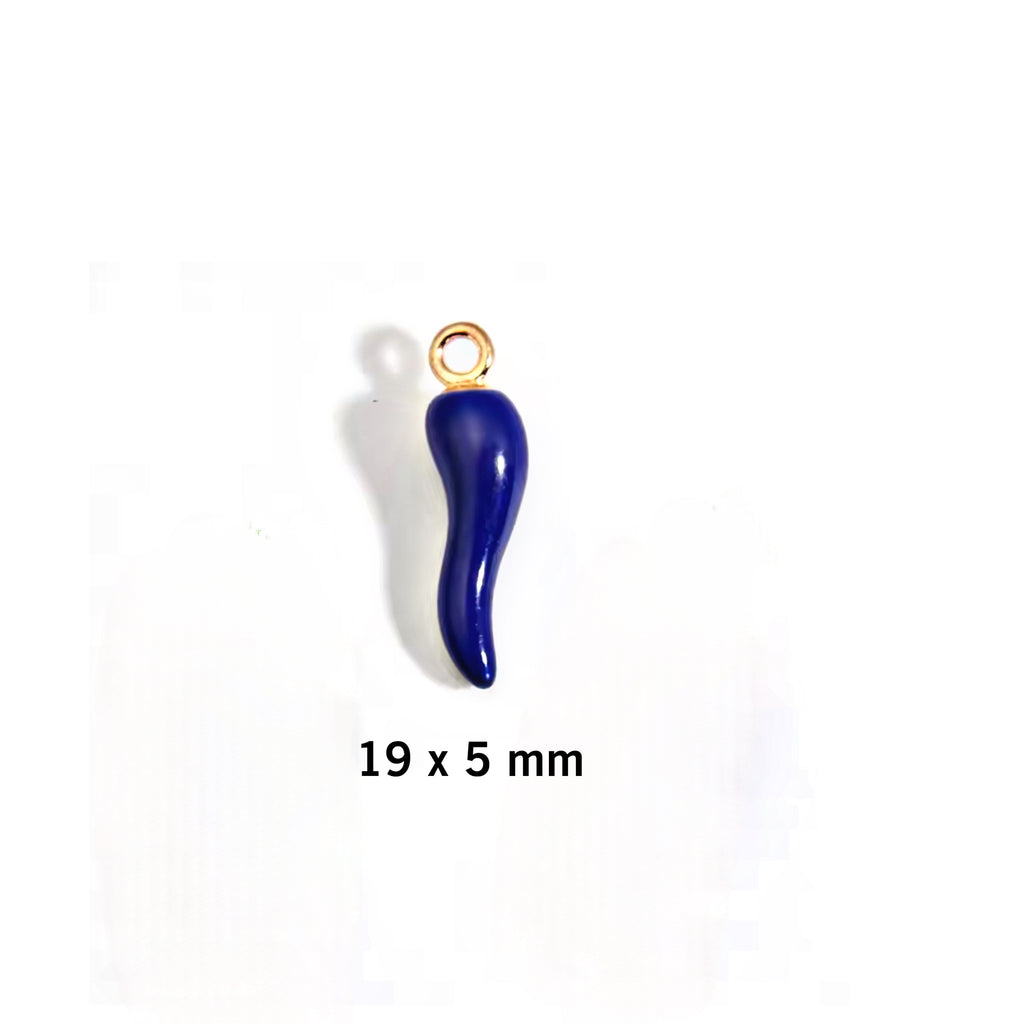 Enamel Cornicello Horn Charm