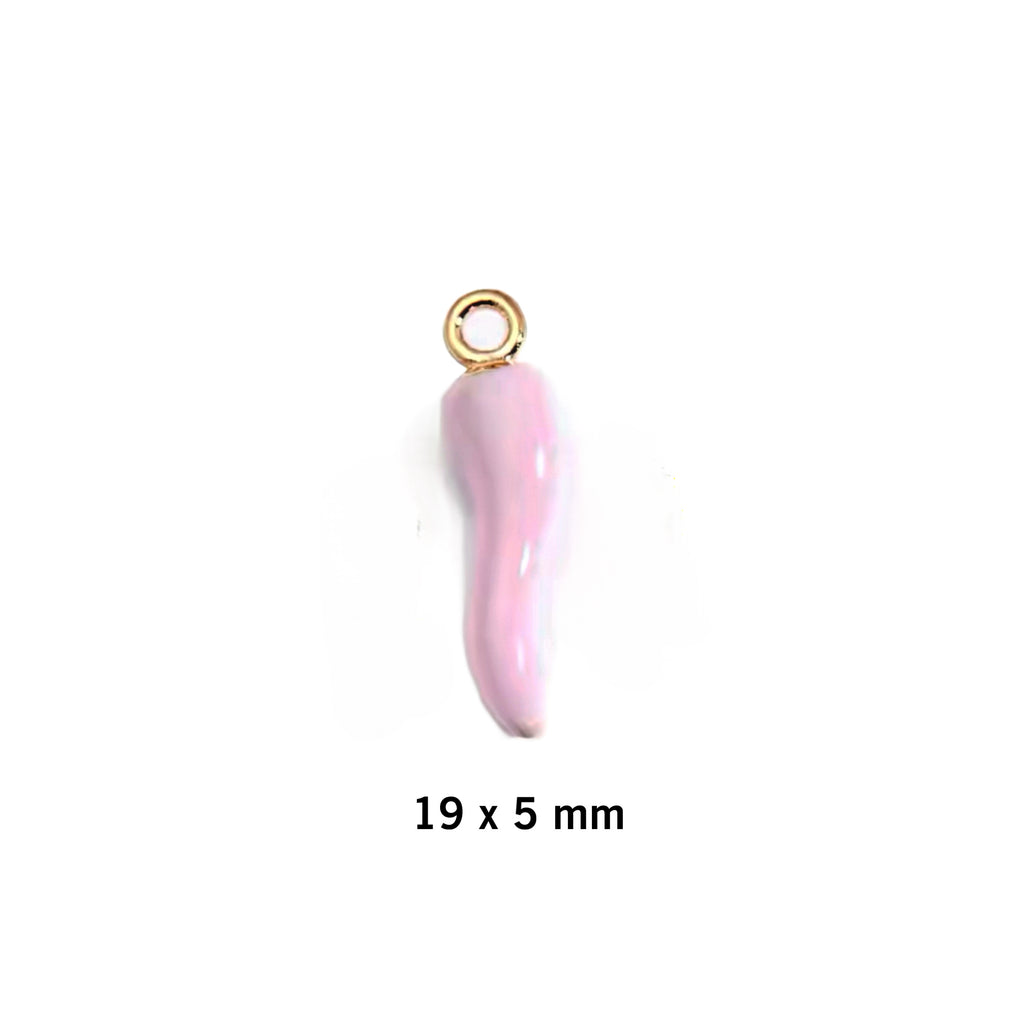 Enamel Cornicello Horn Charm