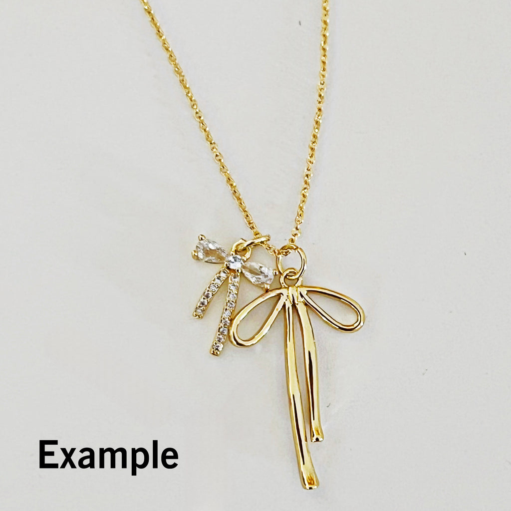 Wishbone Charm - Gold