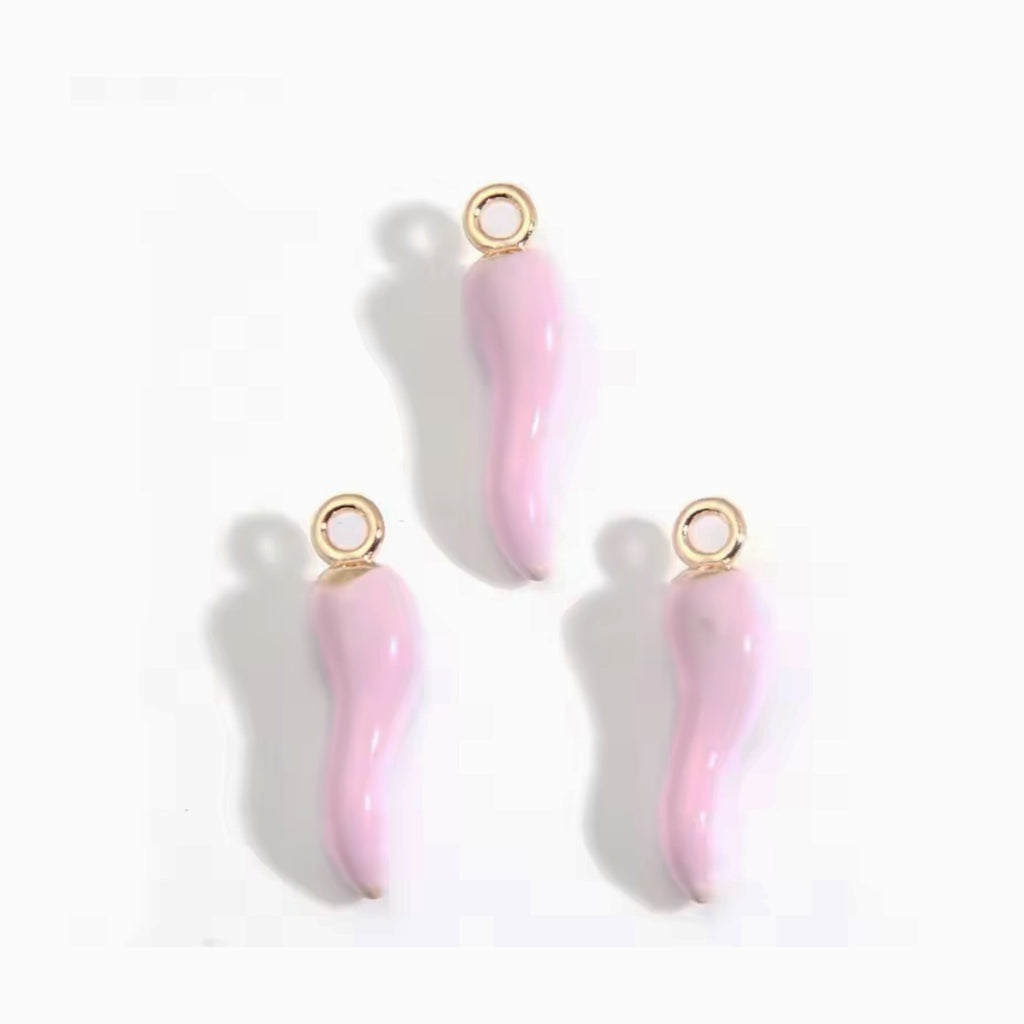 4 CM Enamel Pink Baby Pin For Protection - Gold