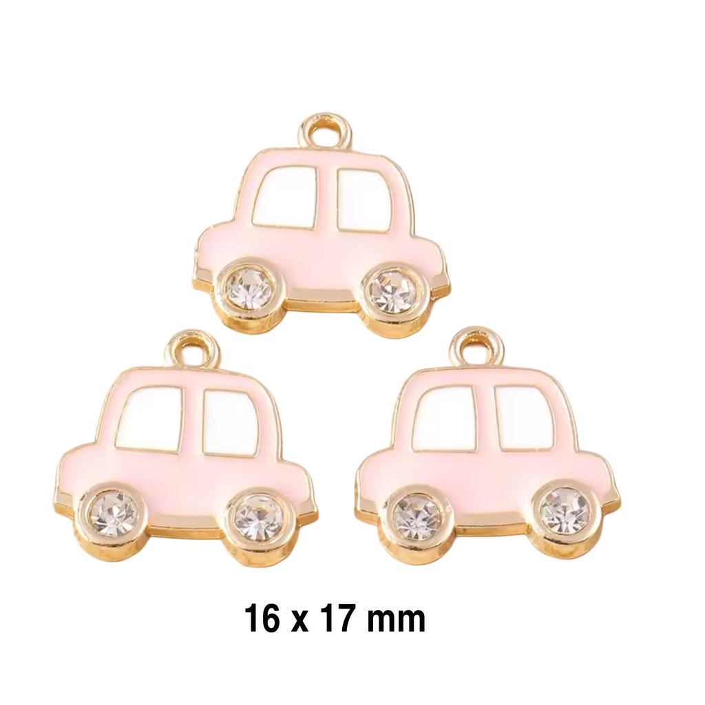 8 CM Plain Pin For Babies with Unicorn Charm - Gold