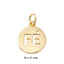 Round FE Charm - Gold