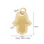 18K Gold Plated Hamsa Charm - Gold