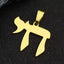 Stainless Steel Chai Charm - Gold