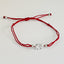 Red String Elephant Bracelet - Gold or Silver