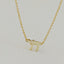 Tiny Chai Symbol Necklace - 14K Gold Plated