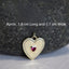 925 Sterling Silver Heart & Bird Necklace - Gold