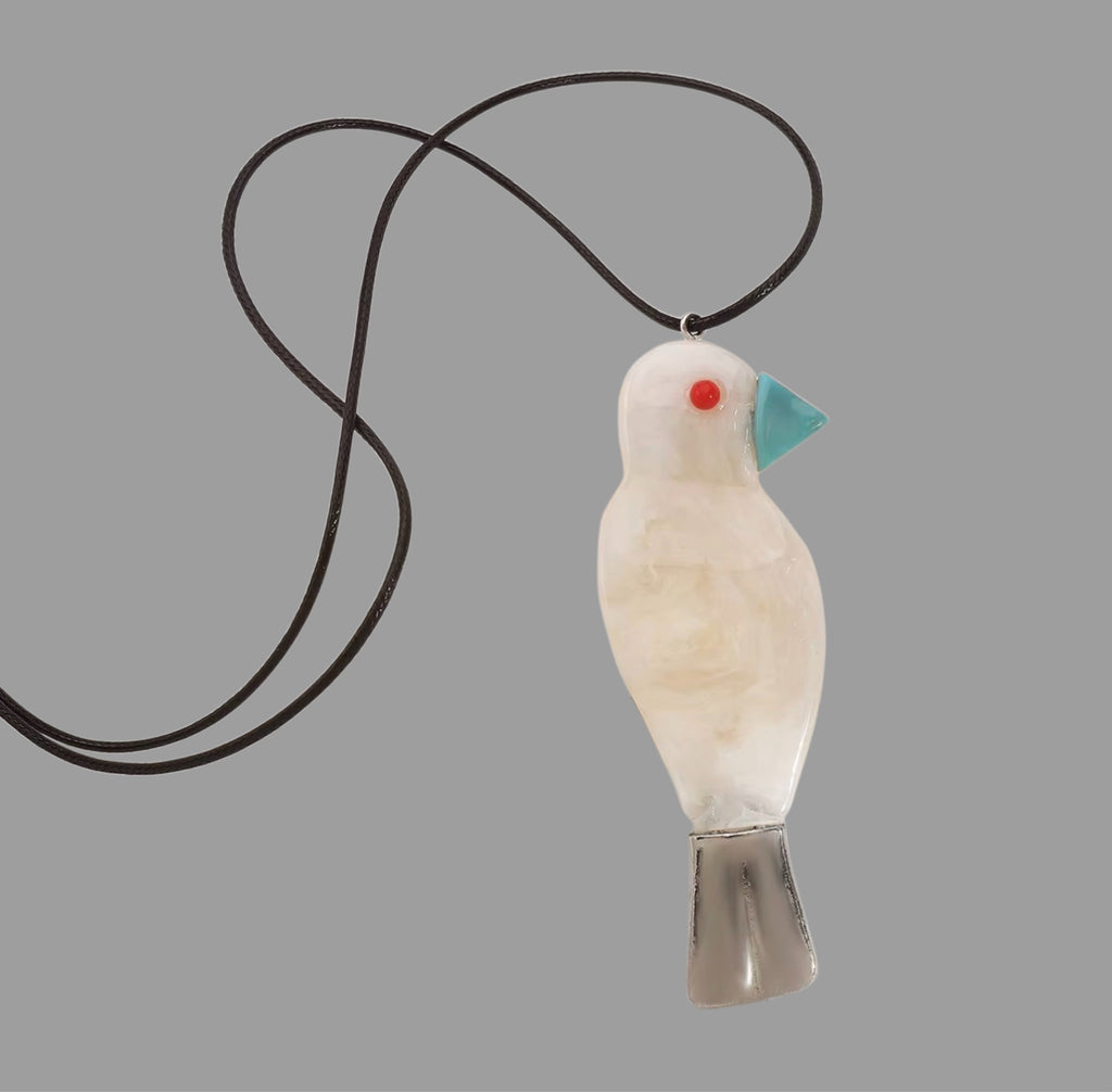 Bird Pendant Long Necklace