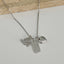 Heart & Elephant Luck Necklace - Silver