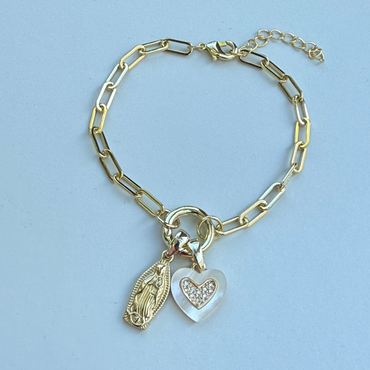 Sacred Love Bracelet - 14K Gold Plated