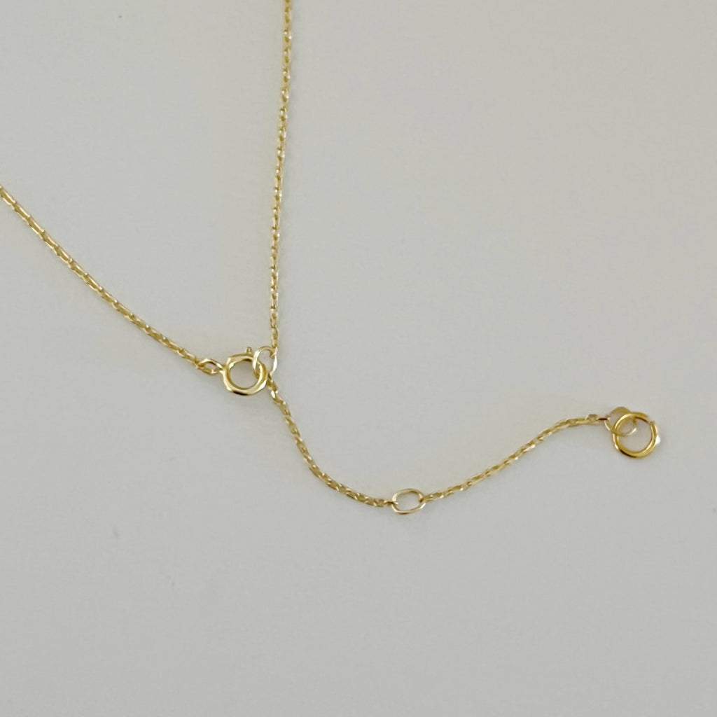 Mini CZ Hamsa Necklace - Gold