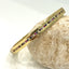 CZ Rainbow Bangle Bracelet - Gold