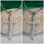 Cross CZ Pendant Necklace - Gold or Silver