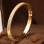 CZ Bangle Bracelet -  Gold and Silver