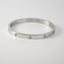 4 mm Stone CZ Bangle Bracelet - Rose Gold, Gold and Silver