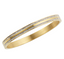 Double Row CZ Band Bangle Bracelet- Gold and Silver