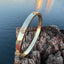 CZ Evil Eye Hamsa Bangle Bracelet - Gold and Silver