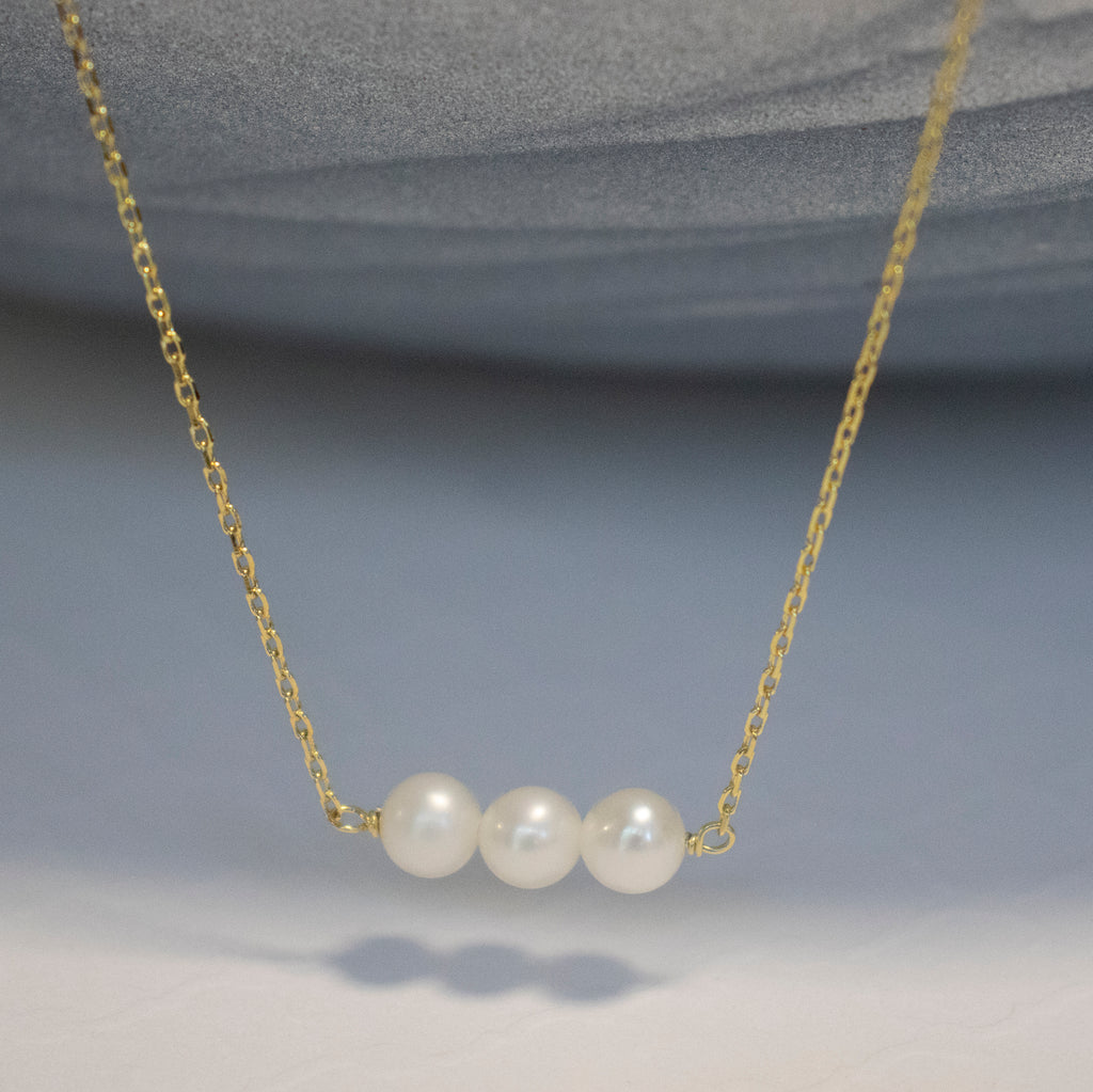 Double Pearl Necklace – Kate and Mari Jewelry