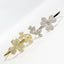 Bangle Flower CZ Bracelet - Gold or Silver-Bracelets-Balara Jewelry