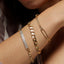 Open Link Bracelet 6 1/2" - Gold or Silver-Bracelets-Balara Jewelry