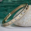 CZ Bangle Bracelet - Gold