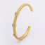 18K Gold Plated CZ Adjustable Cuff Bracelet