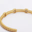 18K Gold Plated CZ Adjustable Cuff Bracelet