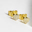 Mini Heart CZ Studs Earrings - Gold or Silver-Earrings-Balara Jewelry