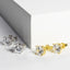 CZ Prong Setting Studs 5mm - Gold or Silver