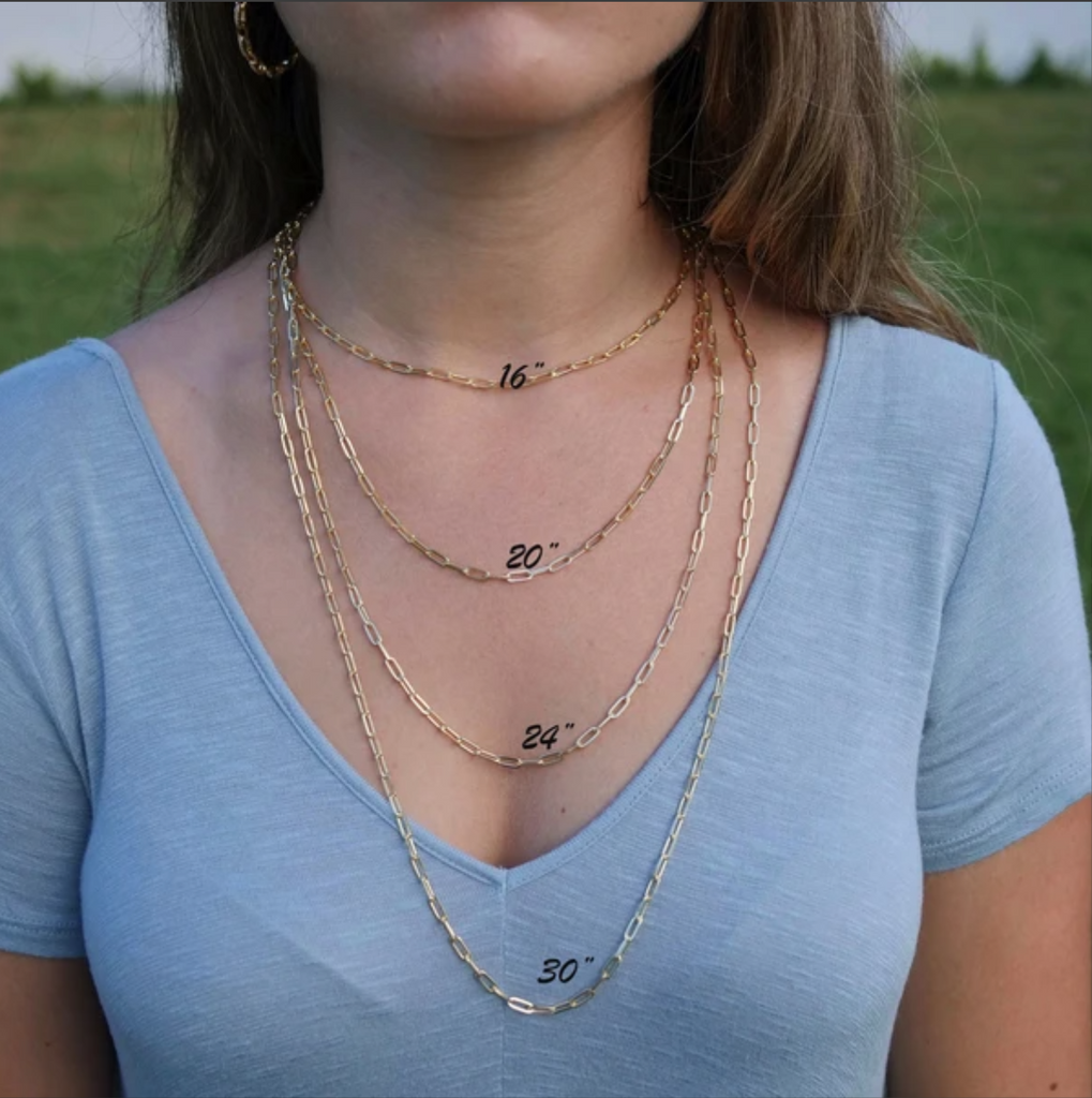 3 mm Open Link Chain Necklace 16