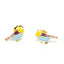 Tiny Colorful Bird Stud Earrings - Girls & Teens-Earrings-Balara Jewelry