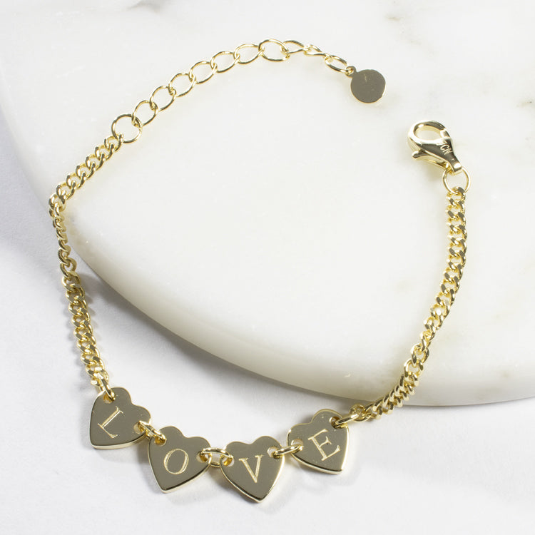 Love ID Bracelet - Girls and Teens-Bracelets-Balara Jewelry