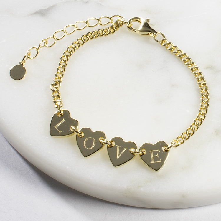 Love ID Bracelet - Girls and Teens-Bracelets-Balara Jewelry