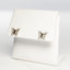 Butterfly CZ Stud Earrings - Gold or Silver - Girls & Teens-Earrings-Balara Jewelry