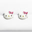 Hello Kitty Enameled Stud Earrings - Girls & Teens-Earrings-Balara Jewelry
