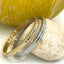 Double Row CZ Band Bangle Bracelet- Gold and Silver