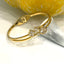 Four Leaf Clover Titanium Steel Bangle Bracelet - Gold and Silver
