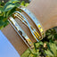 CZ Bangle Bracelet - Gold