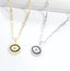 Blue Evil Eye Stone Necklace - Gold or Silver