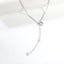 Double Layered Chain Necklace - Silver