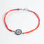 String CZ Evil Eye Bracelet