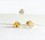 Mini Heart CZ Studs Earrings - Gold or Silver-Earrings-Balara Jewelry