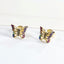Butterfly CZ Stud Earrings - Gold or Silver - Girls & Teens