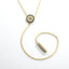 Evil Eye CZ Lariat Necklace - Gold