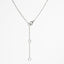 Cubic Zirconia Halo Pendant Necklace-Necklaces-Balara Jewelry